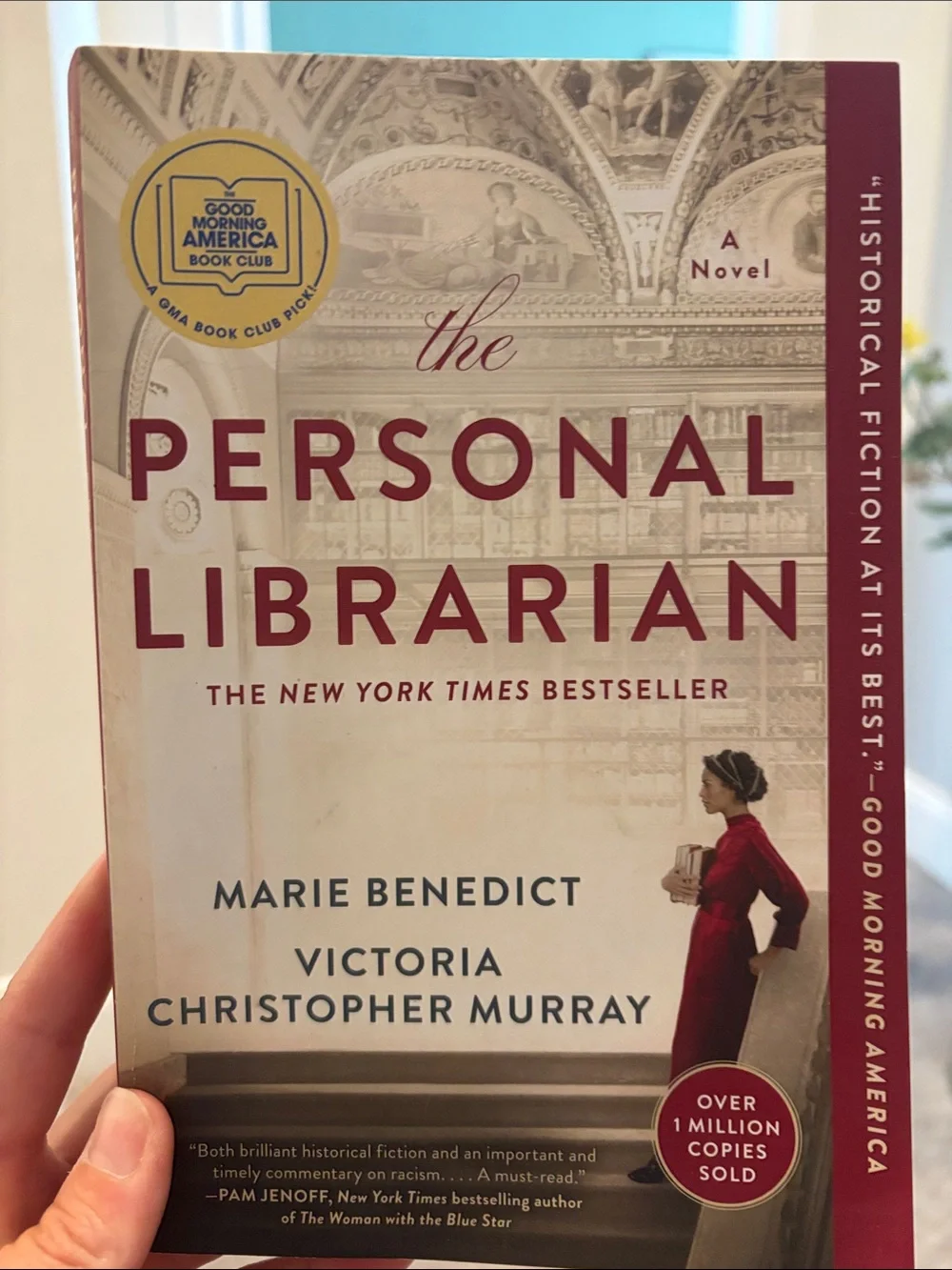 The Personal Librarian- novel by Marie Benedict and Victoria Christopher Murray